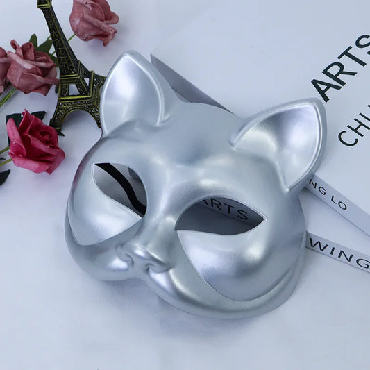 Masque de Chat Vintage Vénitien - Halloween