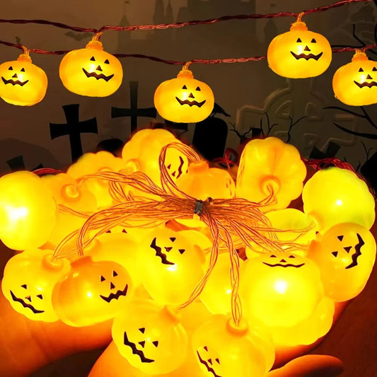 Guirlande Lumineuse Citrouille Halloween - Ambiance Horreur