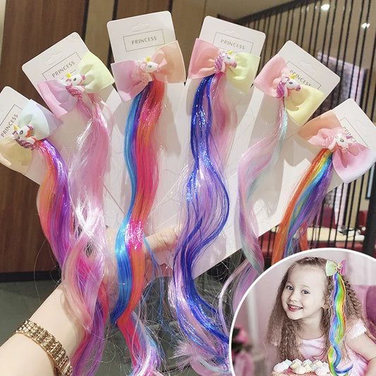 Pince à Cheveux Licorne avec Mèche - Fille