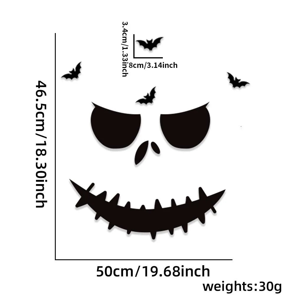 Stickers Porte et Fenêtre Halloween - Déco Maison Hantée