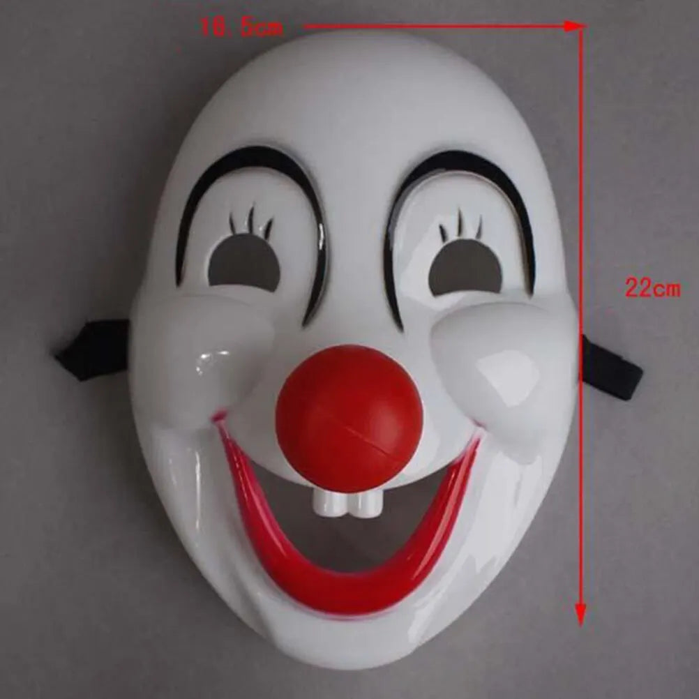 Masque de Clown avec Nez Rouge - Halloween Mascarade