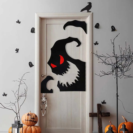 Stickers Porte et Fenêtre Halloween - Déco Maison Hantée