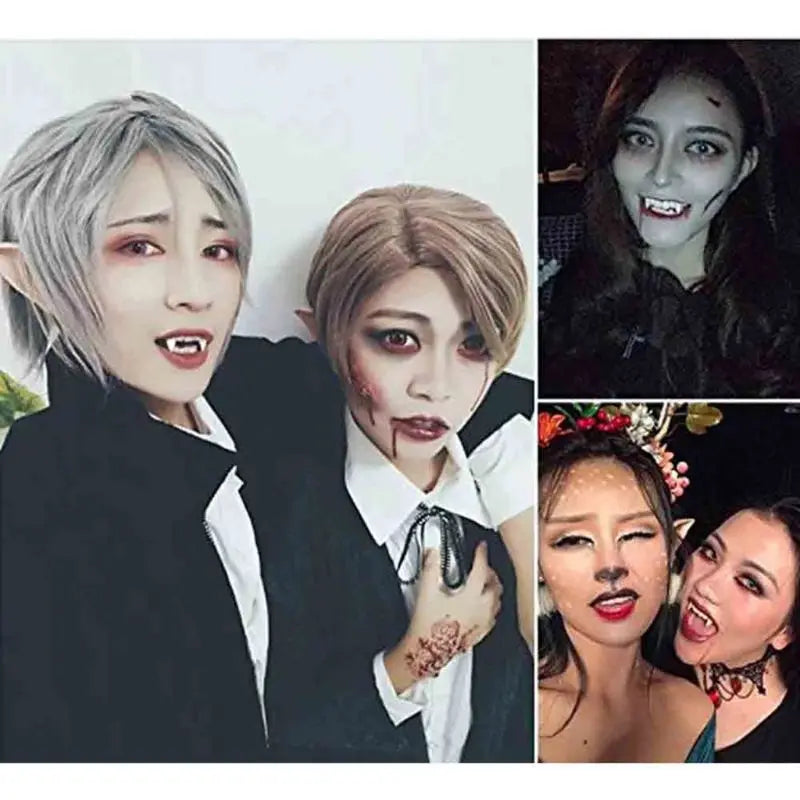 Fausses Dents de Vampire Halloween - Adultes et Enfants