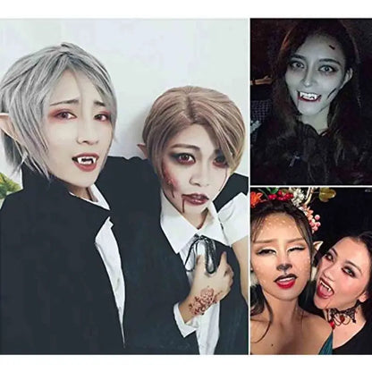 Fausses Dents de Vampire Halloween - Adultes et Enfants