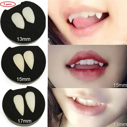 Fausses Dents de Vampire Halloween - Adultes et Enfants