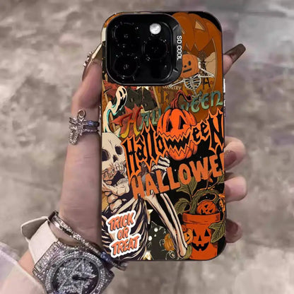 Coque iPhone Halloween Citrouille Effrayante Mate