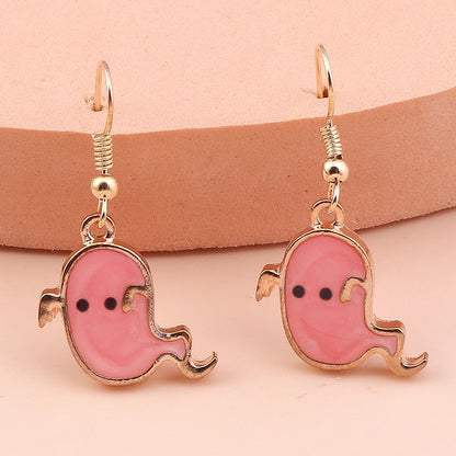 Boucles d'oreilles Halloween – Momie, œil, fantôme et citrouille