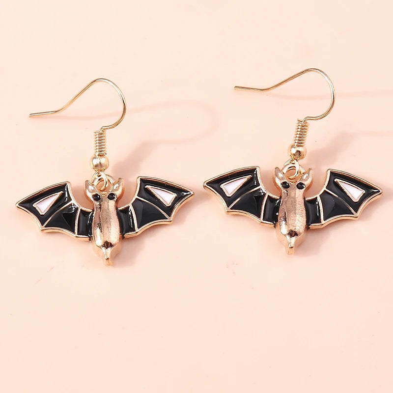 Boucles d'oreilles Halloween – Momie, œil, fantôme et citrouille
