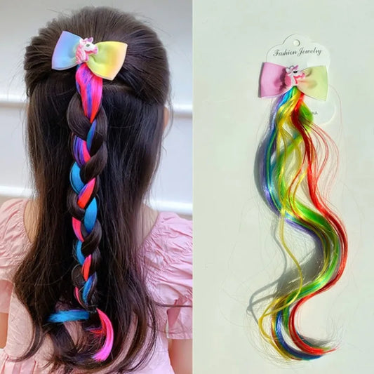 Pince à Cheveux Licorne avec Mèche - Fille