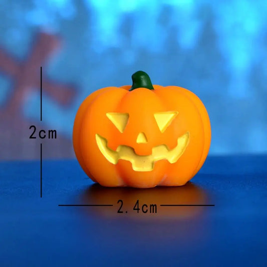Mini Citrouille Décorative en Résine - DIY Halloween