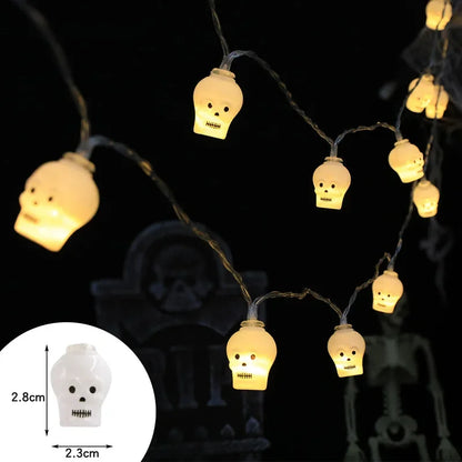 Guirlande Lumineuse LED Citrouille Crâne Œil - Halloween