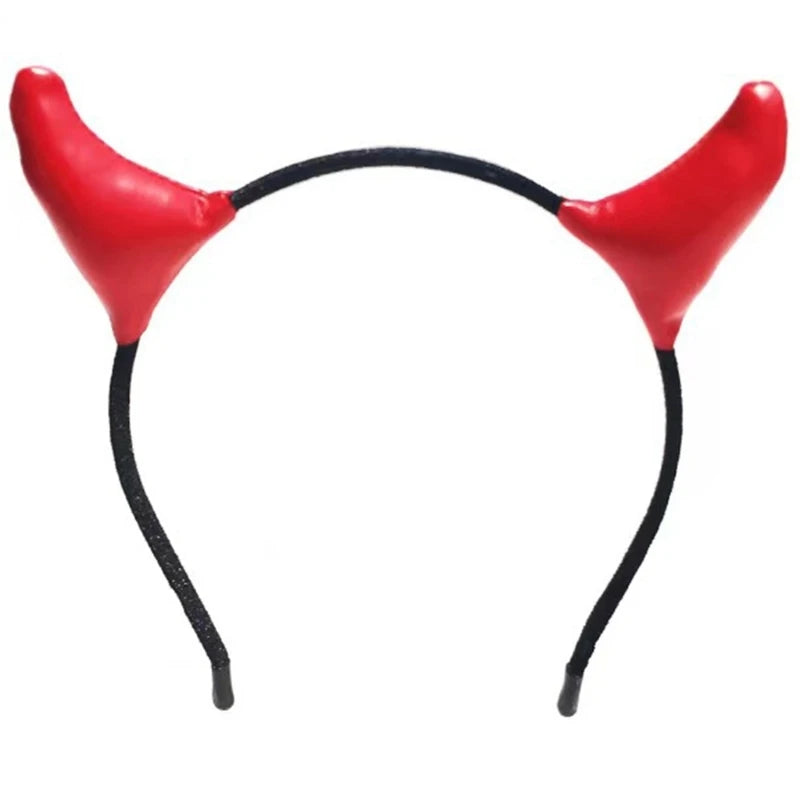 Serre-Tête Cornes de Diable Pailletées - Halloween