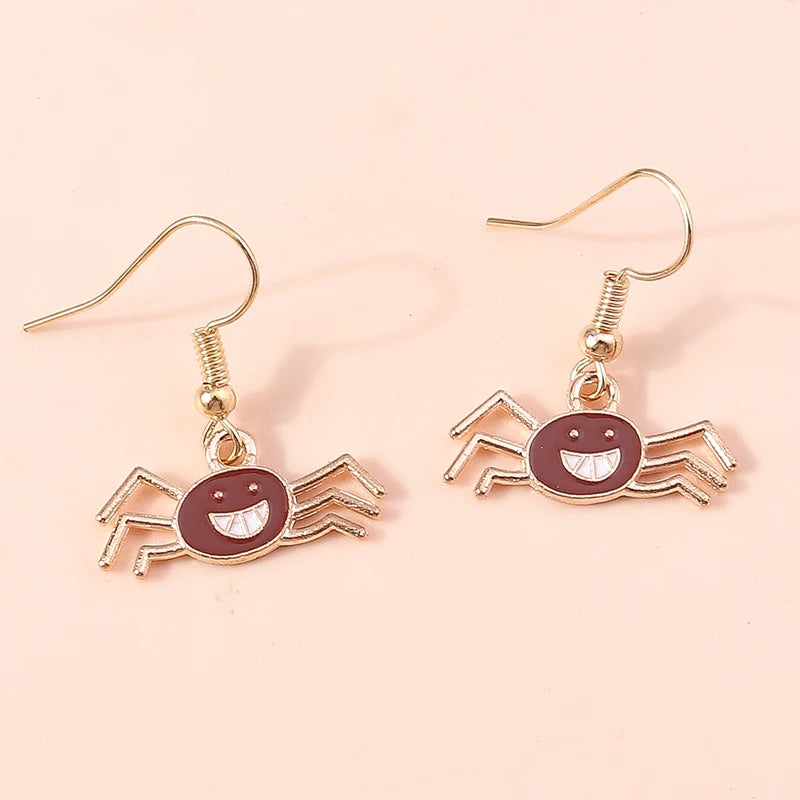 Boucles d'oreilles Halloween – Momie, œil, fantôme et citrouille