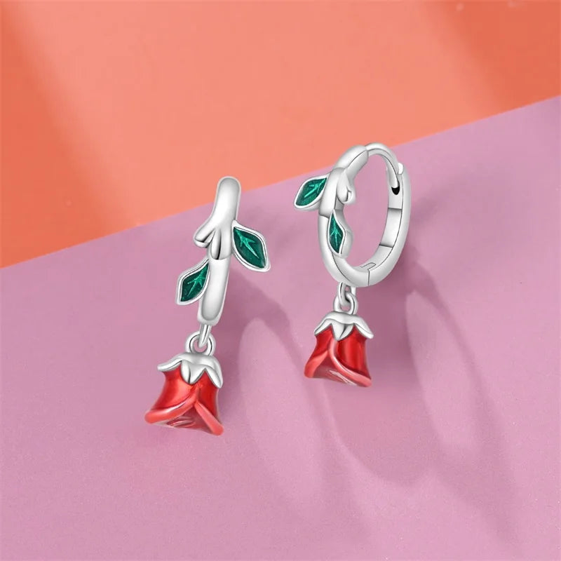 Boucles d'oreilles Halloween en argent sterling 925 – Citrouille, chauve-souris et fantôme
