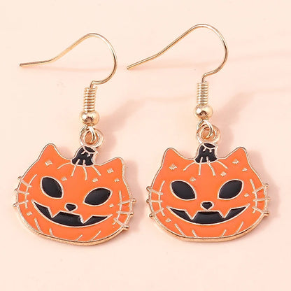 Boucles d'oreilles Halloween – Momie, œil, fantôme et citrouille