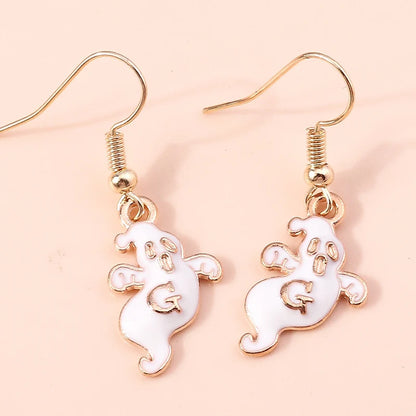 Boucles d'oreilles Halloween – Momie, œil, fantôme et citrouille