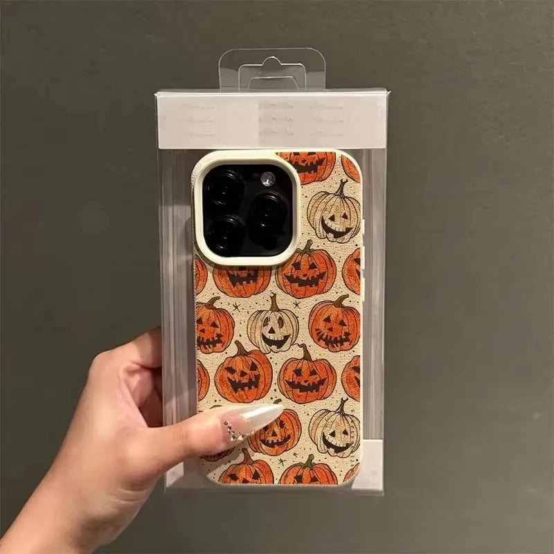 Coque iPhone Halloween Citrouille Anti-Choc