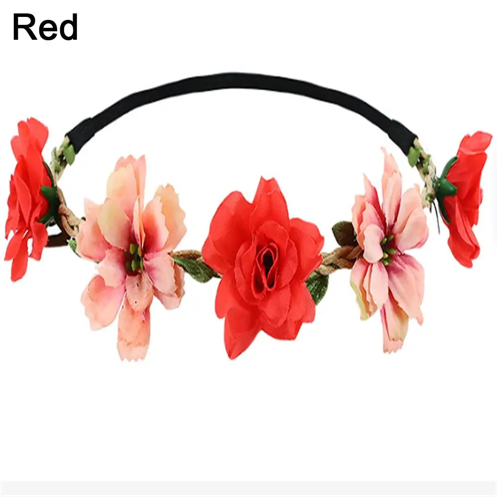 Couronne de Fleurs avec Voile Noir - Halloween Día de los Muertos