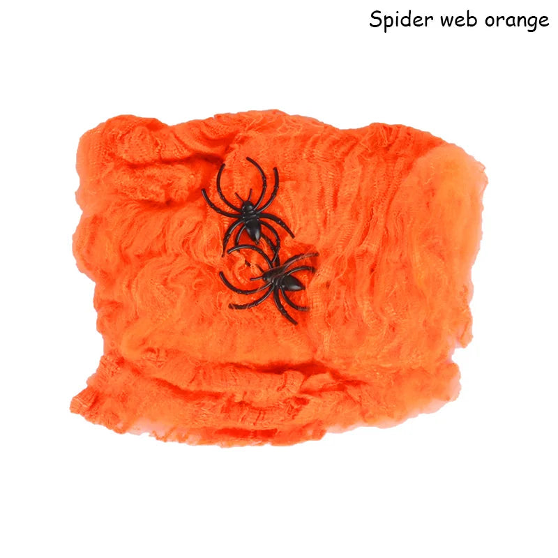 Toile d'Araignée Extensible Halloween - Décoration Maison Hantée
