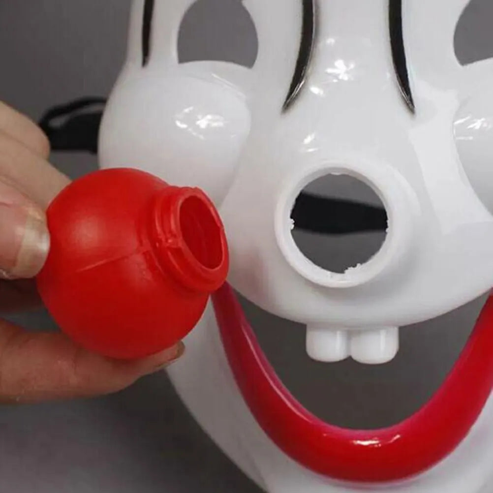 Masque de Clown avec Nez Rouge - Halloween Mascarade