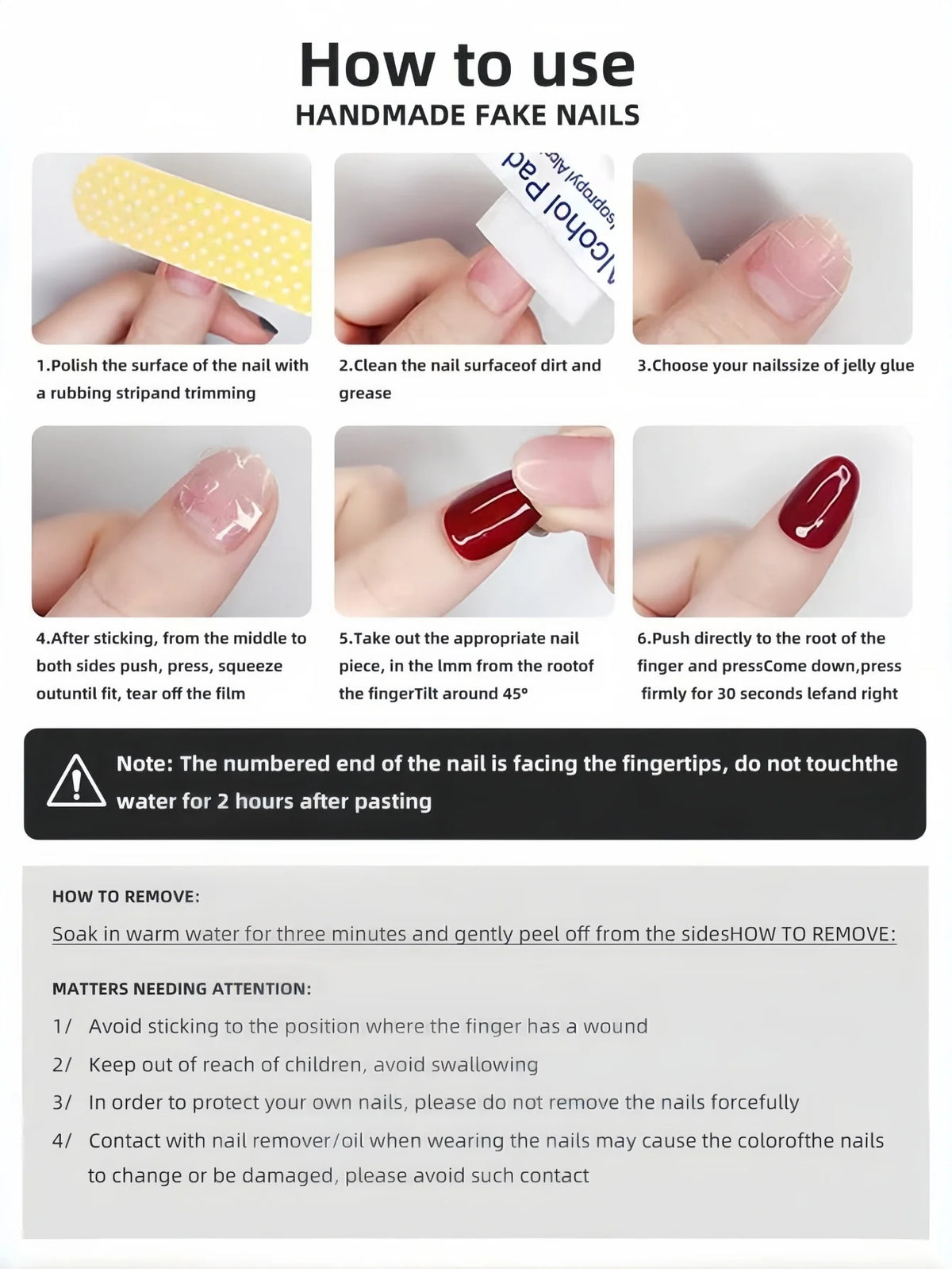 10 Faux Ongles Halloween Amande - Citrouilles, Fantômes, Chats Noirs