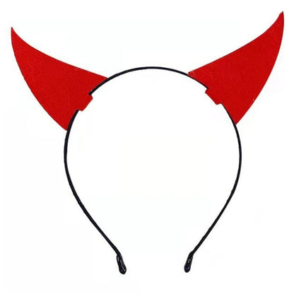 Serre-Tête Cornes de Diable Pailletées - Halloween