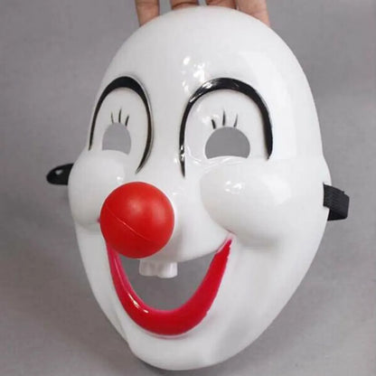 Masque de Clown avec Nez Rouge - Halloween Mascarade