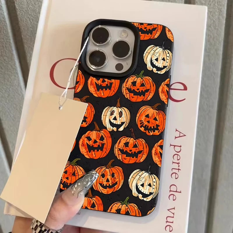 Coque iPhone Halloween Citrouille Anti-Choc