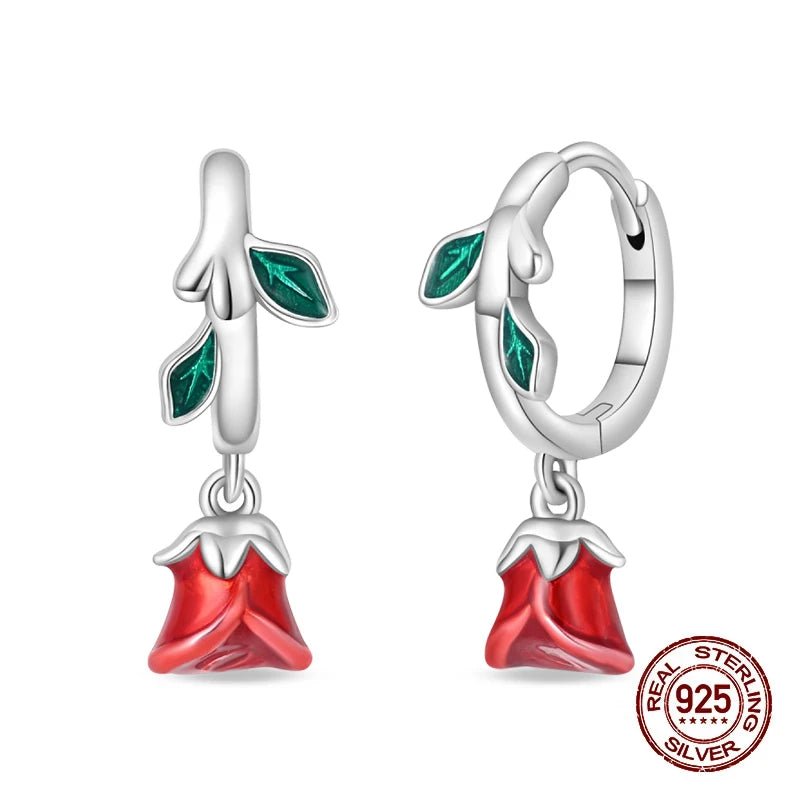 Boucles d'oreilles Halloween en argent sterling 925 – Citrouille, chauve-souris et fantôme