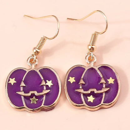 Boucles d'oreilles Halloween – Momie, œil, fantôme et citrouille