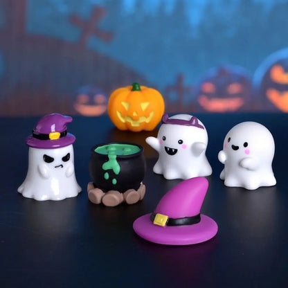 Mini Citrouille Décorative en Résine - DIY Halloween