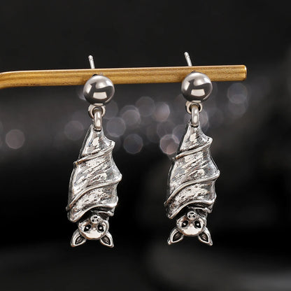 Boucles d'oreilles chauve-souris gothiques bicolores – Halloween