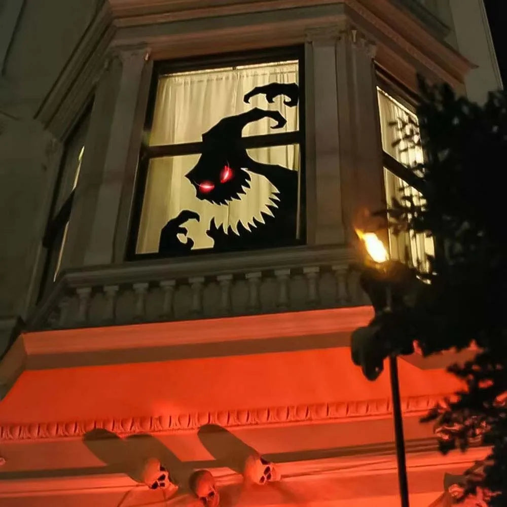 Stickers Porte et Fenêtre Halloween - Déco Maison Hantée