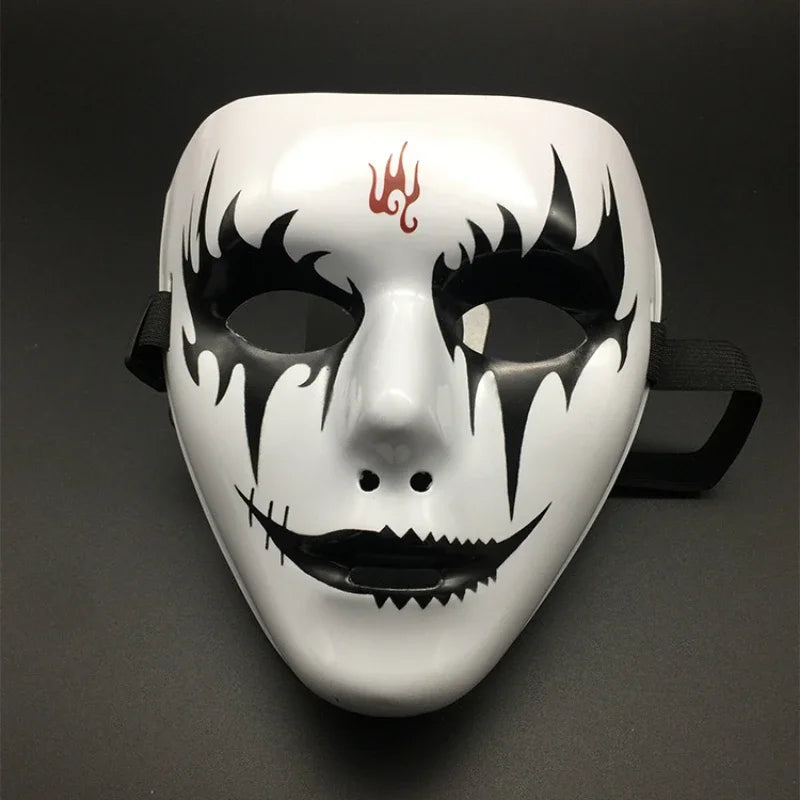 Masque Clown Macabre Noir et Or - Halloween