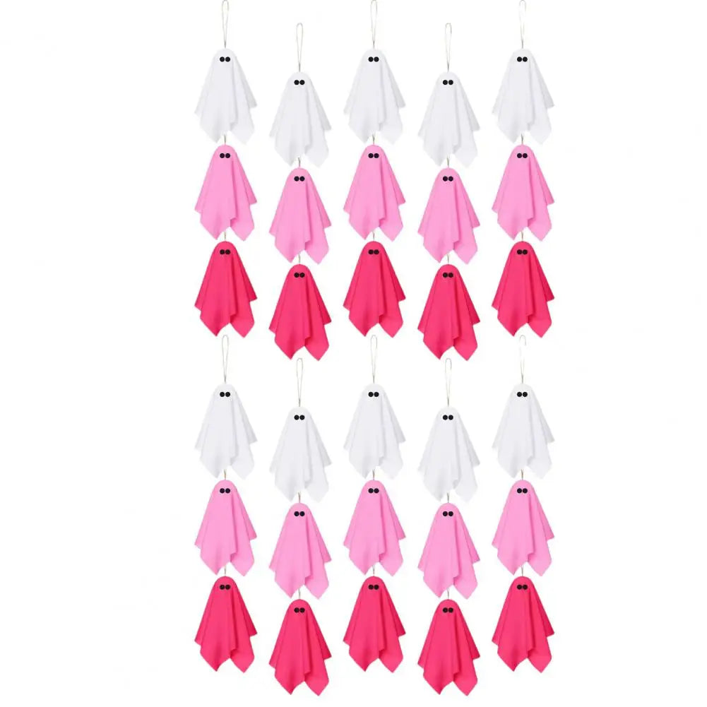 Fantômes Décoratifs Halloween Rose Pastel - Déco Douce et Girly