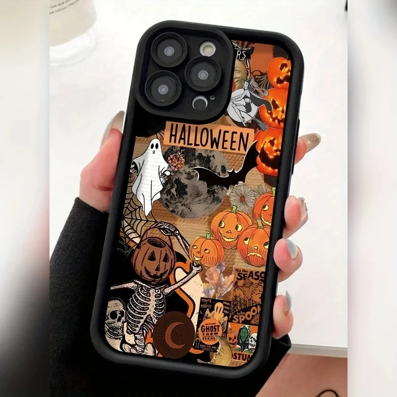 Coque iPhone Halloween Graphique Silicone