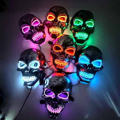 Masque Crâne Diabolique Lumineux - Halloween