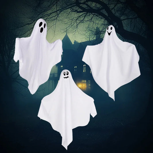 Fantôme Blanc Décoratif à Suspendre - Halloween