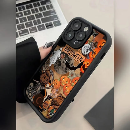 Coque iPhone Halloween Graphique Silicone