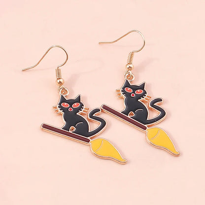 Boucles d'oreilles Halloween – Momie, œil, fantôme et citrouille