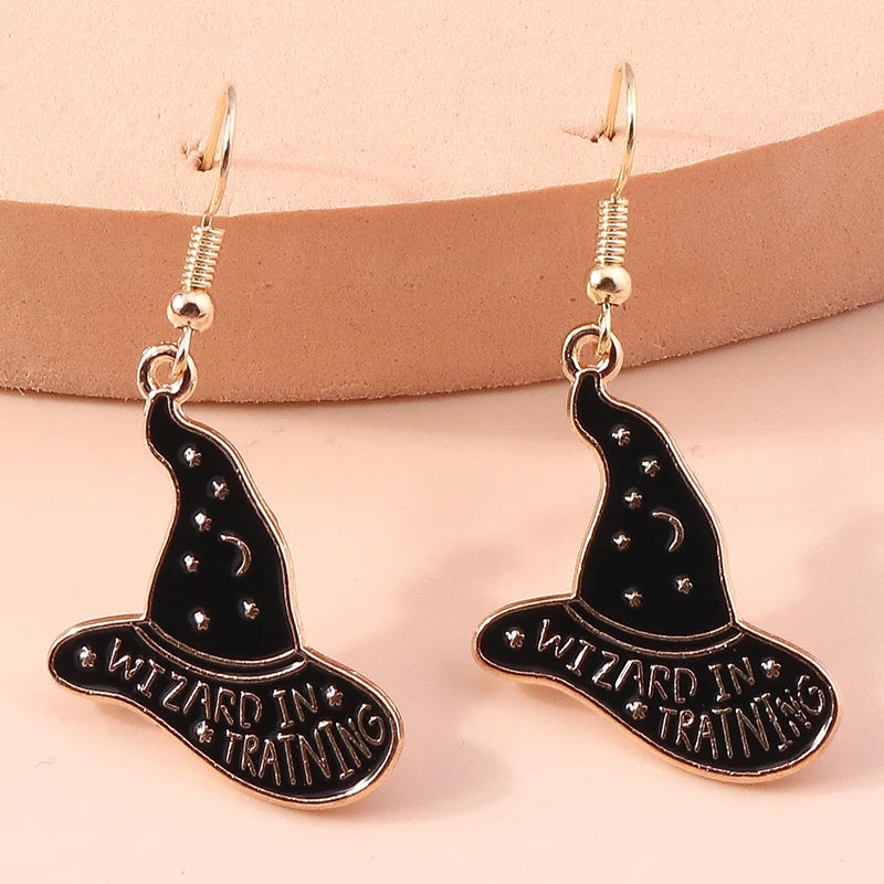 Boucles d'oreilles Halloween – Momie, œil, fantôme et citrouille