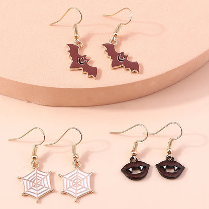 Boucles d'oreilles Halloween – Momie, œil, fantôme et citrouille