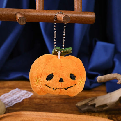 Porte-clés Peluche Halloween - Citrouille, Fantôme, Chauve-souris
