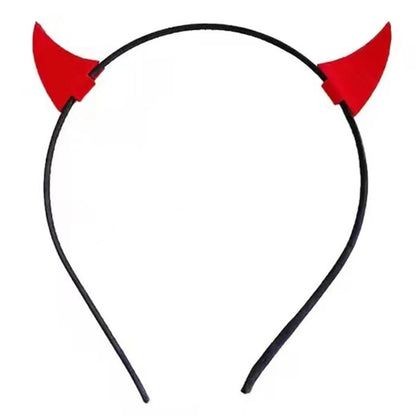 Serre-Tête Cornes de Diable Pailletées - Halloween