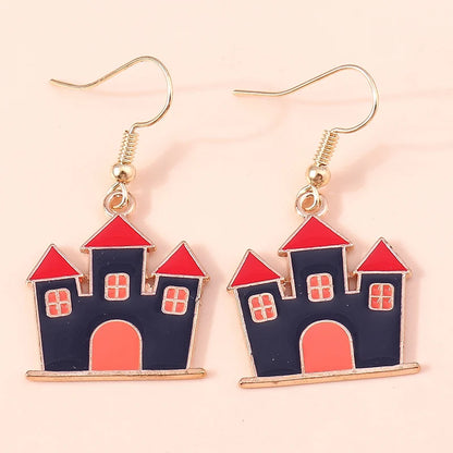 Boucles d'oreilles Halloween – Momie, œil, fantôme et citrouille