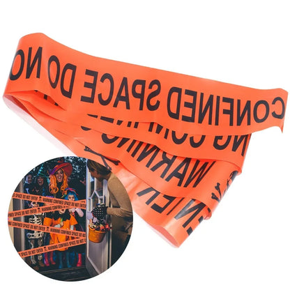 Ruban de Signalisation Danger Halloween - Déco Effrayante
