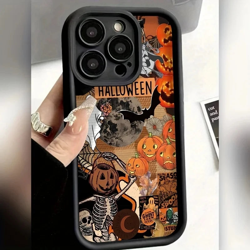 Coque iPhone Halloween Graphique Silicone