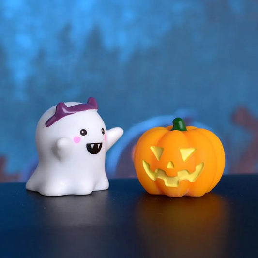 Mini Citrouille Décorative en Résine - DIY Halloween