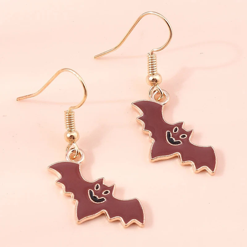 Boucles d'oreilles Halloween – Momie, œil, fantôme et citrouille