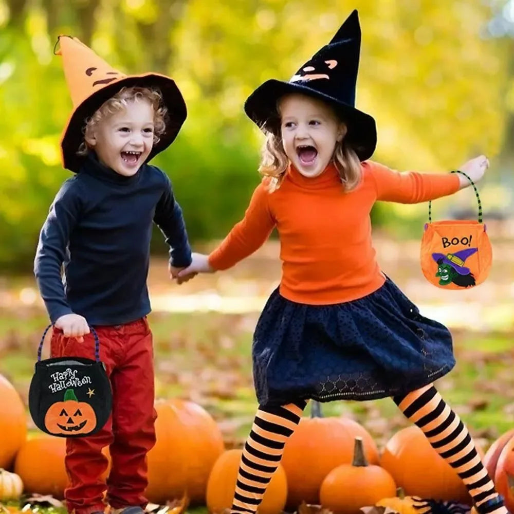 Sac à Bonbons Halloween Citrouille - Trick or Treat